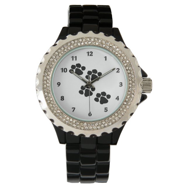 Montre Animaux Empreintes de pattes (devant)