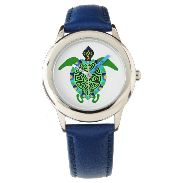 Montre Animaux en voie de disparition - TORTUE de la mer  (devant)