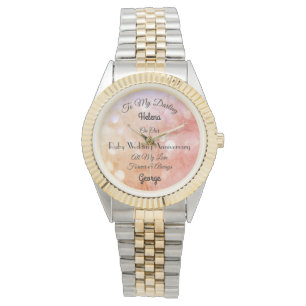 Montre Anniversaire personnalisé du Mariage Ruby