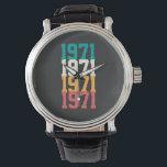 Montre Anniversaire Vintage personnalisé<br><div class="desc">Anniversaire est spécial et vous ne devez pas oublier un cadeau d'anniversaire acheter les meilleurs cadeaux personnalisés pour vos amis et ceux qui sont nés dans l'année que vous pouvez customiser l'année.</div>