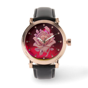 MONTRE ANTIQUE CAMEO / BEAUTIFUL ROSE