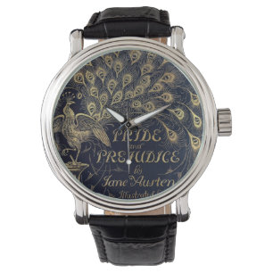 Montre Antique Jane Austen Fierté et préjugé Peacock