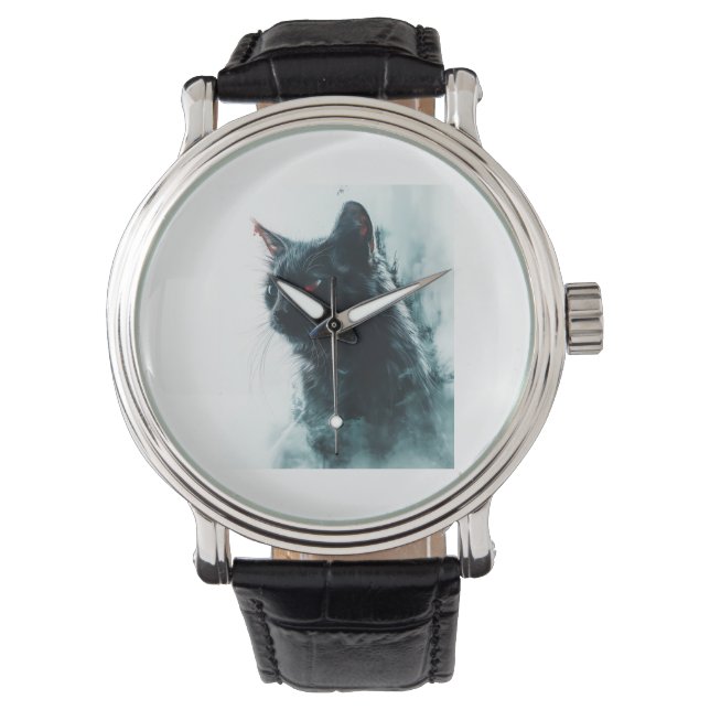 Montre Apocalypse de chat zombie (devant)