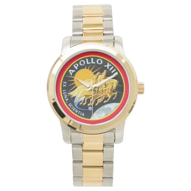 Montre Apollo 13 insignes (devant)
