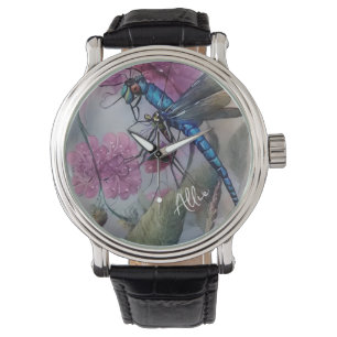 Montre Aquarelle Bleu