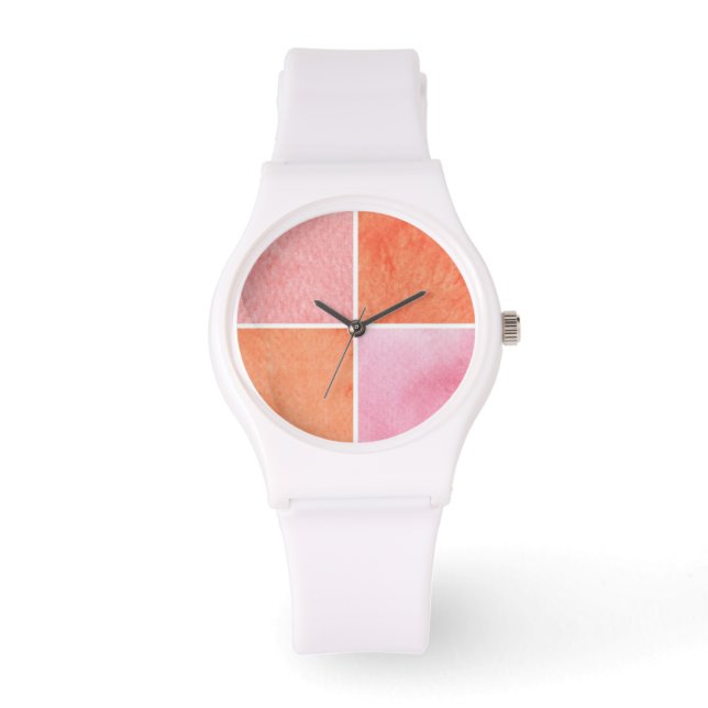 Montre aquarelle colorée (Recto)