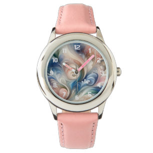 Montre Aquarelle Imaginaire Floral Romantique Motif