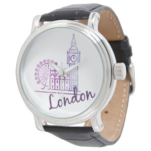 Montre Aquarelle Londres, Big Ben