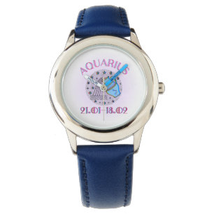 Montre Aquarius, signe zodiaque