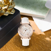 Montre Arabe Numérotation féminine - Idée cadeau Rose or