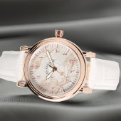 Montre Arabe Numérotation féminine - Idée cadeau Rose or