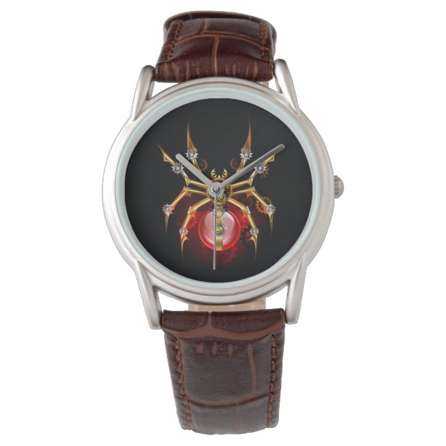Montre Araignée en vapeur noire (devant)