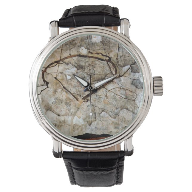 Montre Arbre d'automne en mouvement par Egon Schiele (devant)