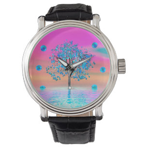 Montre Arbre de cristal lever de soleil
