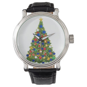 Montre Arbre de Noël - Drapeau de l'Union européenne Eu