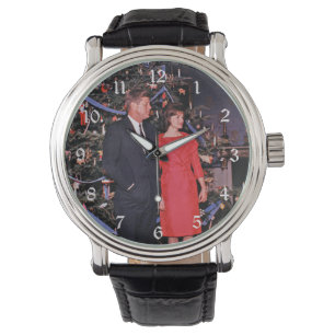 Montre Arbre de Noël Président John Kennedy & Jacqueline