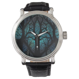 Montre Arbre de vie - Mosaïque de forêt mystique