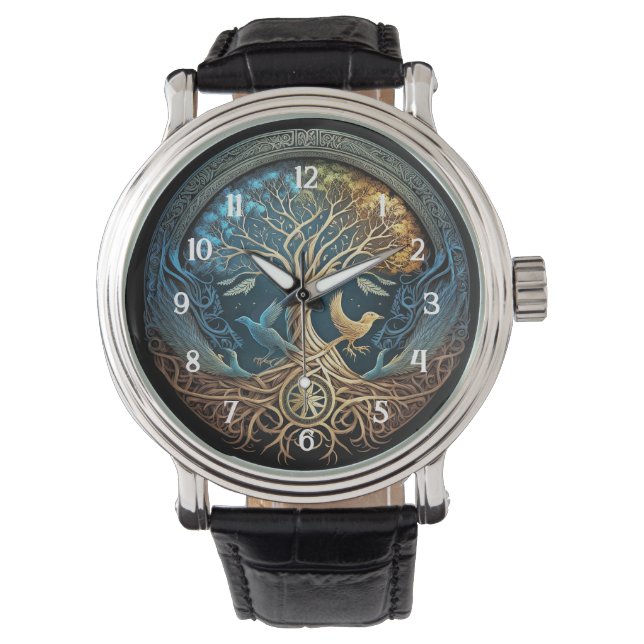 Montre Arbre de vie Yggdrasil (devant)