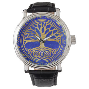 Montre Arbre de vie - Yggdrasil - Lapis Lazuli