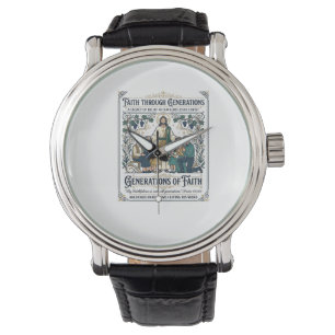 Montre Arbre Généalogique de Jésus Chemise Foi Basée Desi