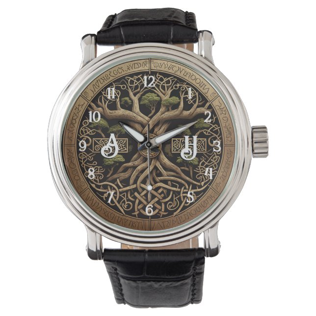 Montre Arbre viking de Yggdrasil (devant)