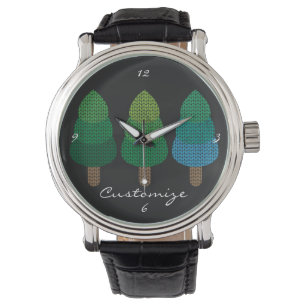 Montre Arbres verts boisés Thunder_Cove