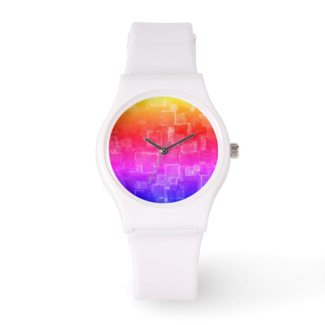 Montre arc-en-ciel de printemps par Julie Everhart (Recto)