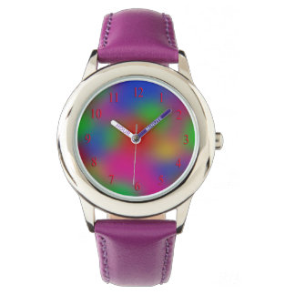 Montre arc-en-ciel pour enfants