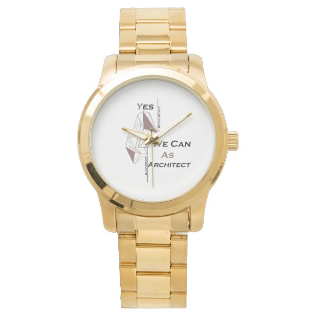 Montre architecture, design moderne, art géométrique, noi (devant)