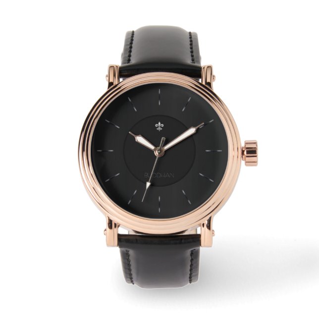 Montre Argent Fleur De Lis (Recto)