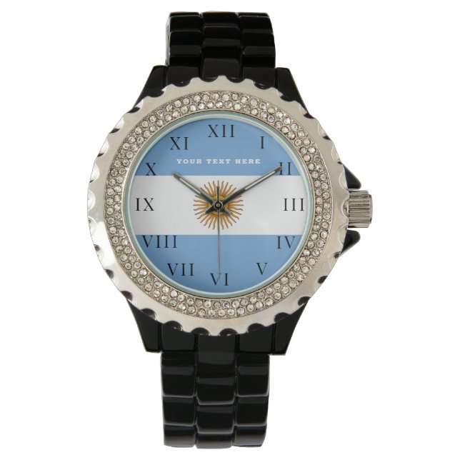 Montre Argentine drapeau argentin Buenos Aires Argentine (devant)