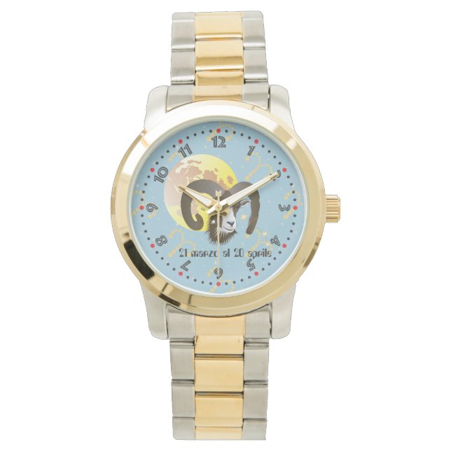Montre Ariete 21 marzo al 20 aprile orologio (devant)