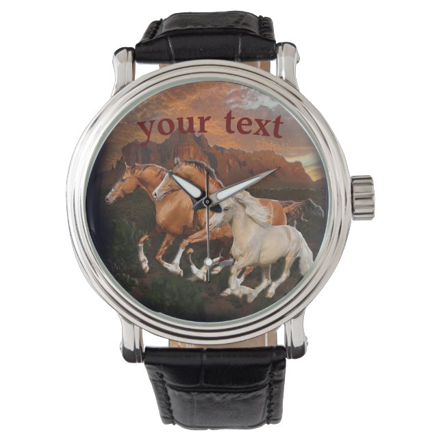 Montre Arizona Chevaux sauvages (devant)
