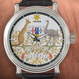 Montre Armoiries australiennes sur un