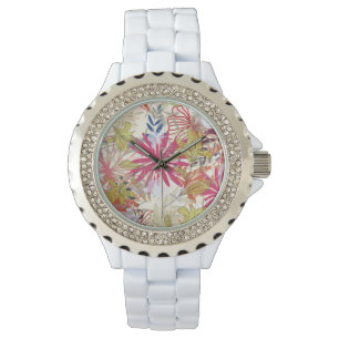 Montre Arrière - plan floral 6