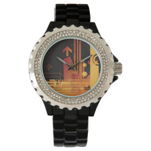 Montre Arrière - plan tramé technique 2