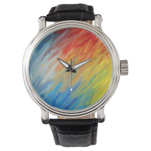 Montre Art Abstrait coloré