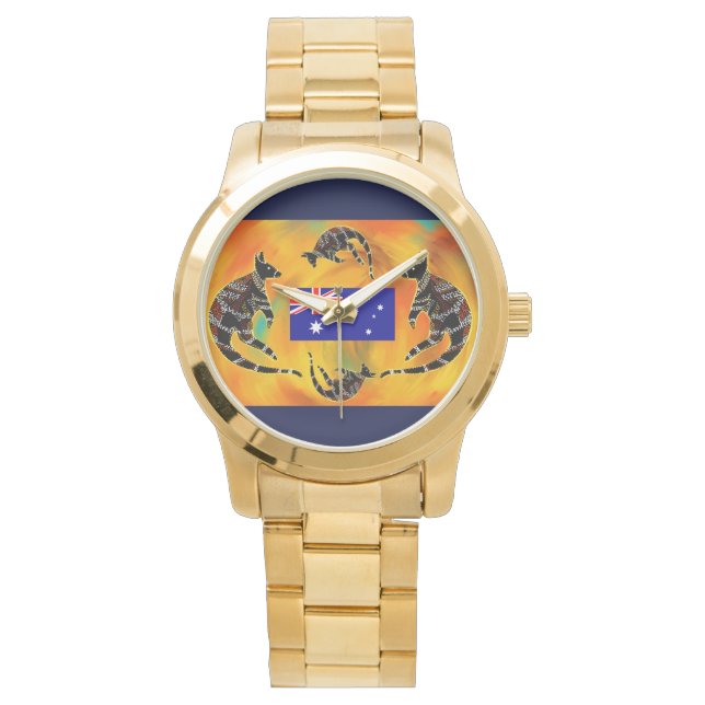 MONTRE ART AUSTRALIEN   (devant)