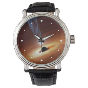 Montre Art de l'espace d'astronomie de trou noir