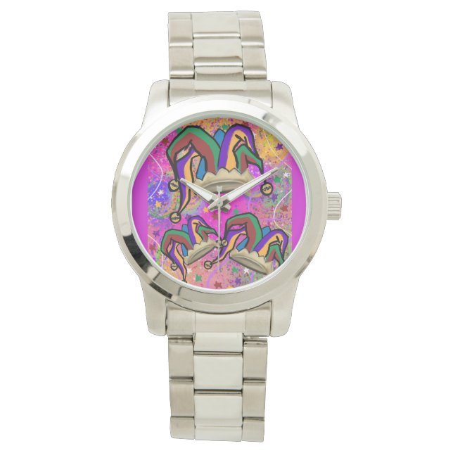 MONTRE ART DE MARDI GRAS     (devant)