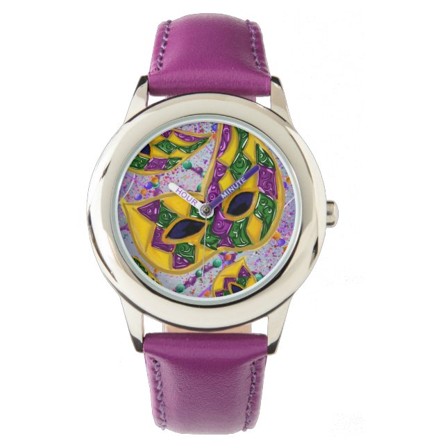 MONTRE ART DE MARDI GRAS    (devant)