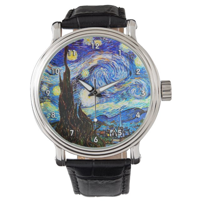 Montre Art de nuit Van Gogh Starry (devant)