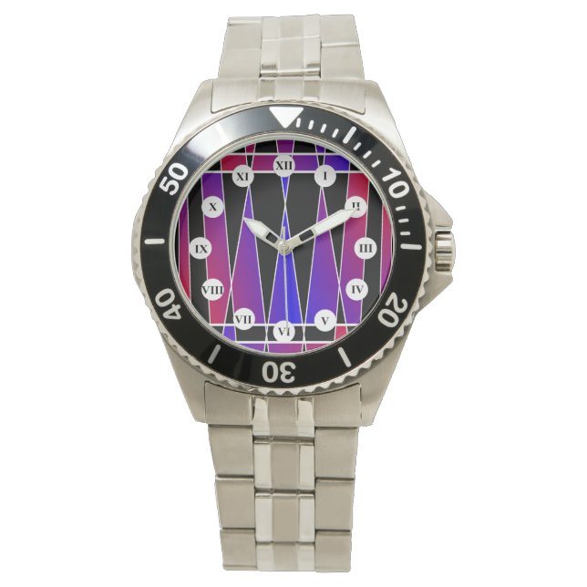Montre Art déco "Fractured" (R Face) par Kenneth Yoncich (devant)