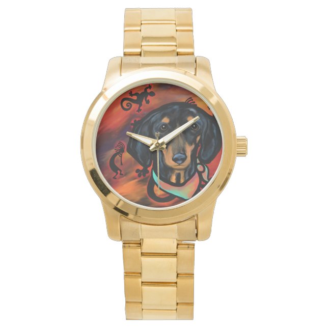 MONTRE ART DU DACHSHUND (devant)