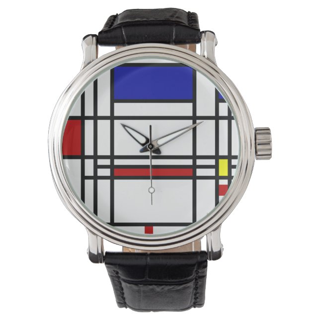 Montre Art Moderne Mondrian (devant)