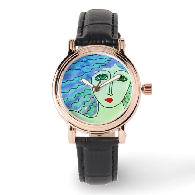 Montre Art portable Abstrait original (Recto)