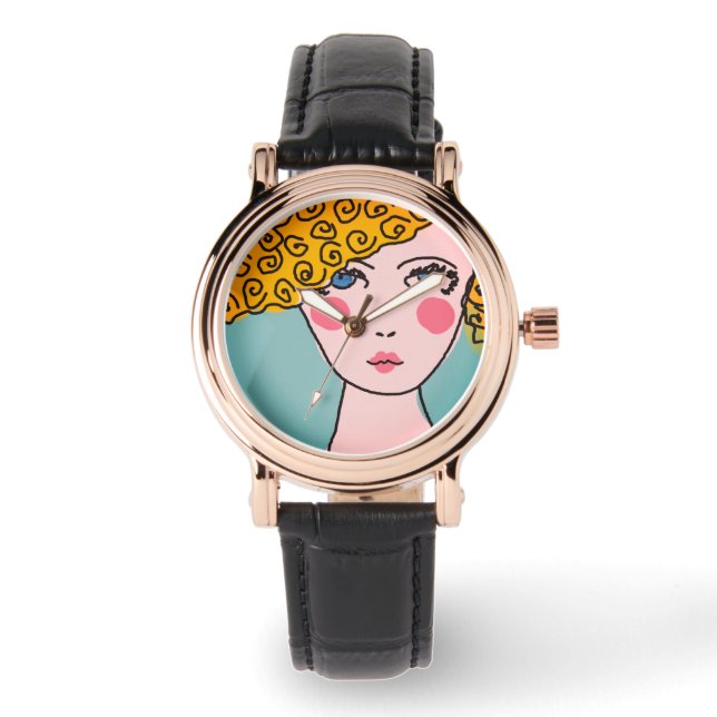 Montre Art portable Abstrait original (Recto)