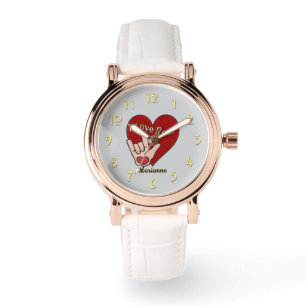 Montre ASL personnalisée I Love You Watch