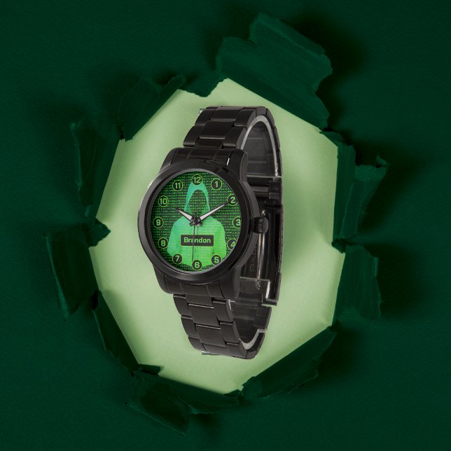Montre Assistant d'ordinateur / Hacker Thème binaire Look (Créateur téléchargé)