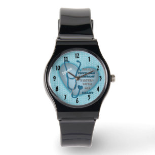Montre Assistant du médecin du coeur bleu